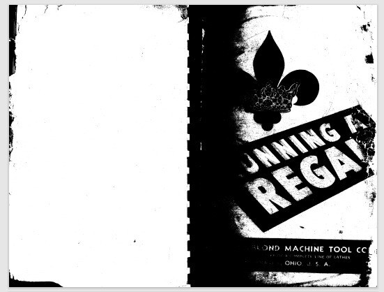How to Run “Running a Regal” Lathe 64 page Instruction manual Gearhead