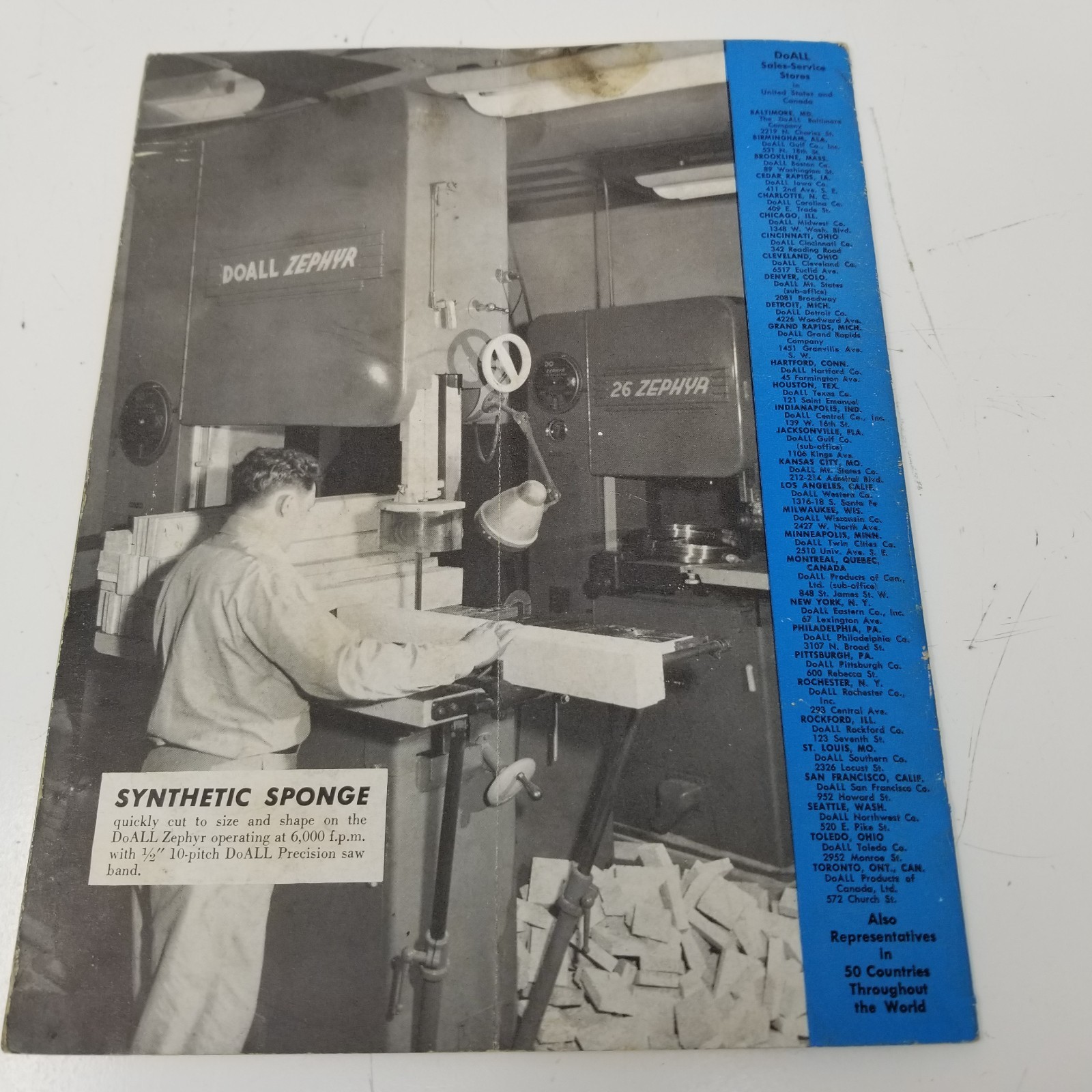 DoALL Digest of Production News 1953 Inspection Robot DoALL Selector Industrial