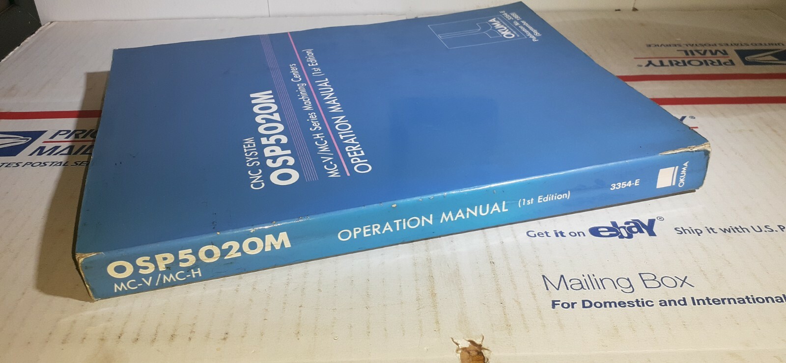 OKUMA OSP5020M MC-V/MC-H OPERATION MANUAL (1st Edition) 3354-E FastShipping