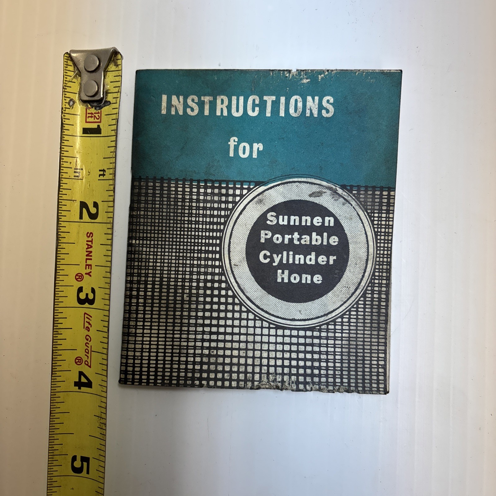 Sunnen Portable Cylinder Hone Instruction Booklet Vintage