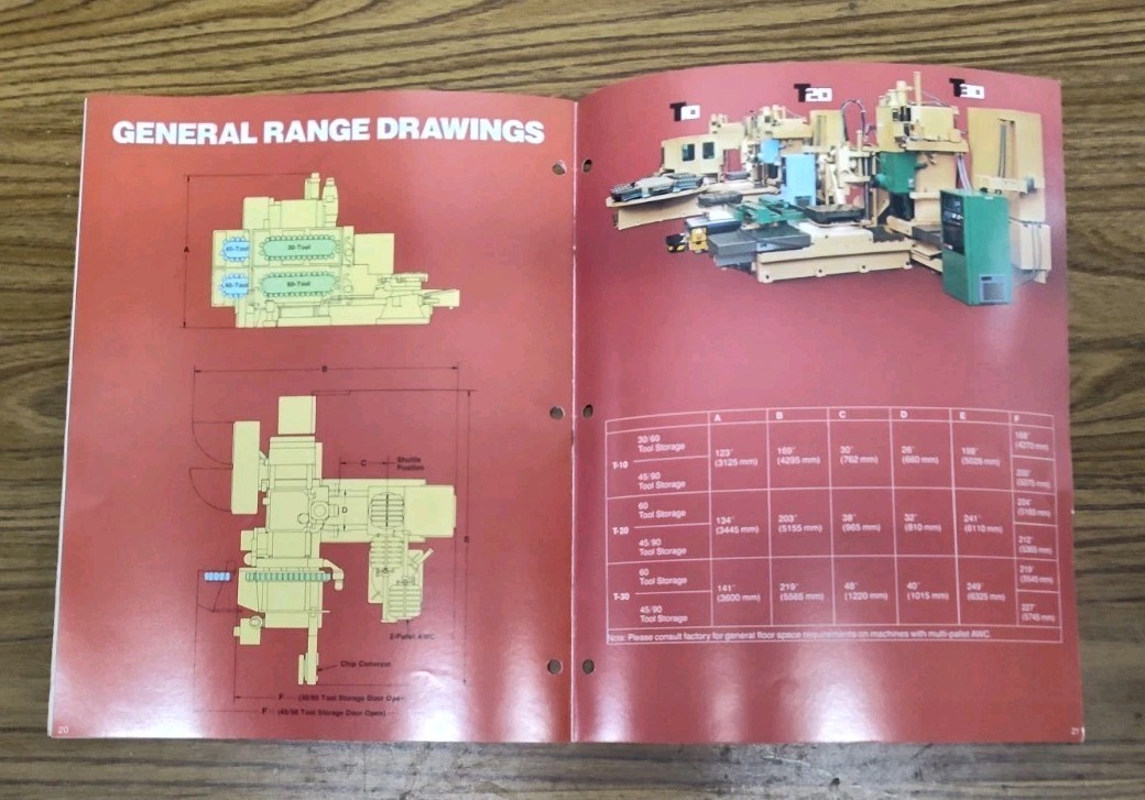 Cincinnati Co Milacron Horizontal CNC Milling Center Brochure Industrial Catalog