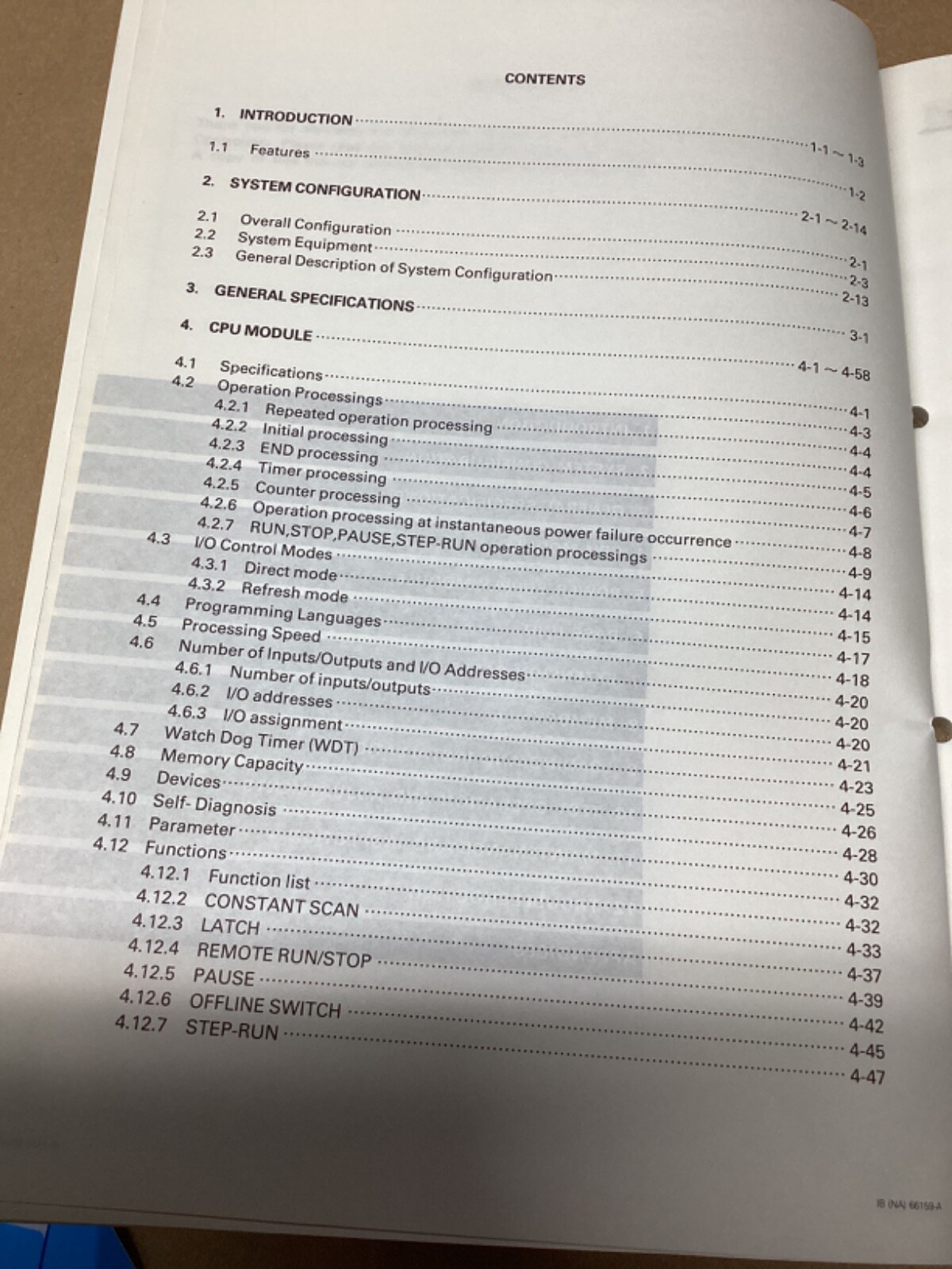 Mitsubishi Melsec-A A1NCPU Programmable Controller User’s Manual #115L81
