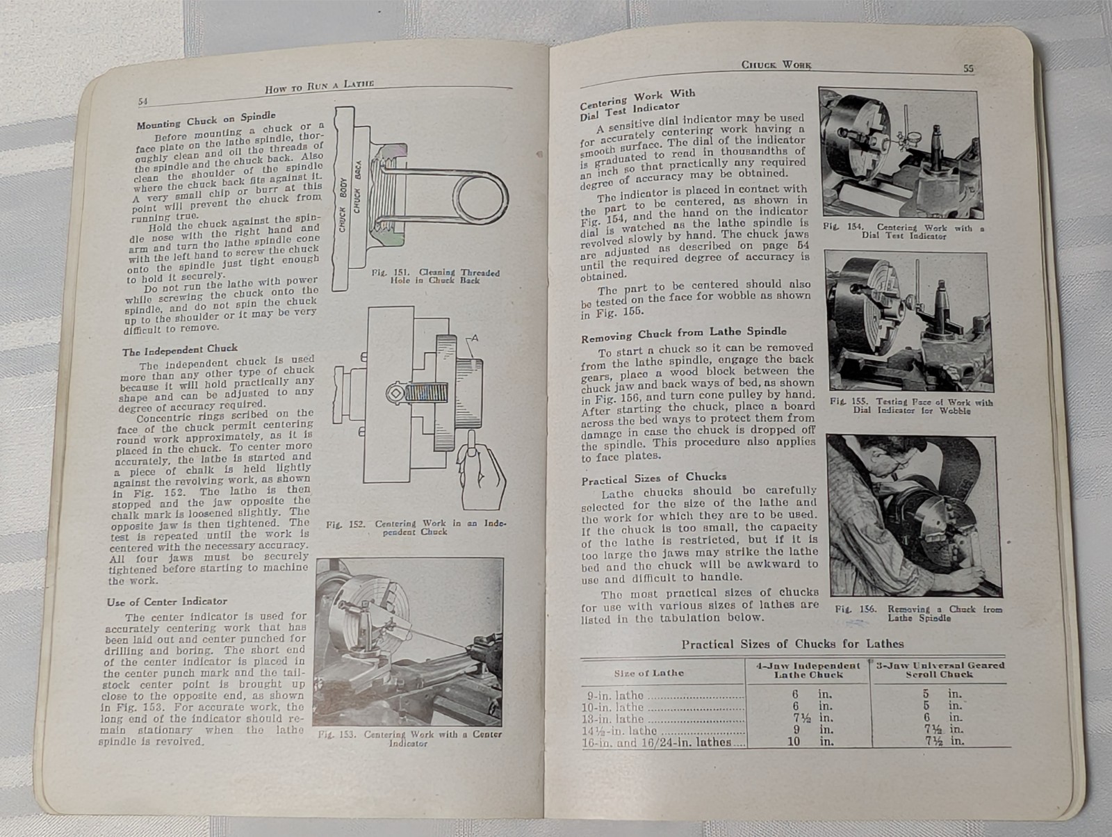 1943 HOW TO RUN A LATHE REFERENCE BOOK MACHINERY VOLUME 1 INFORMATION BOOKLET