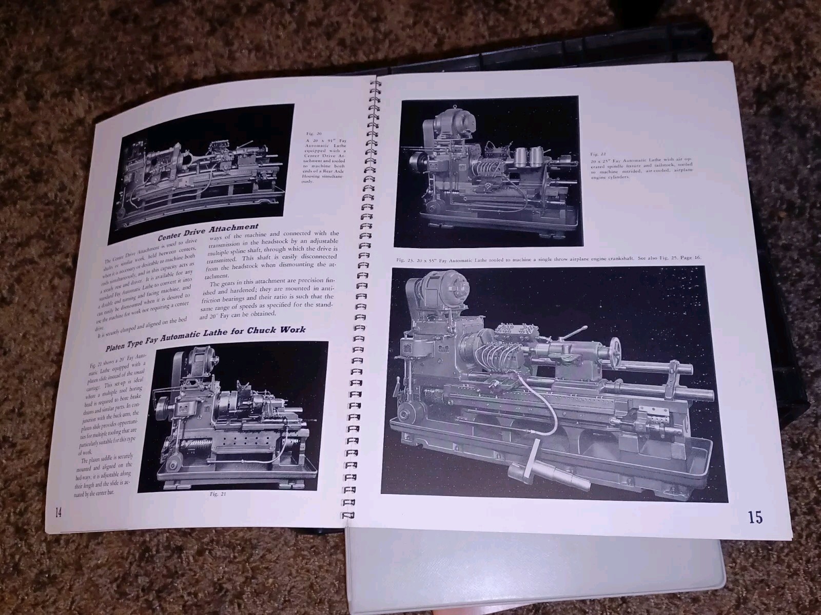 1930s Jones & Lamson Machine Co. 20″ Fay Lathe Catalog Book MACHINIST TOOL J&L