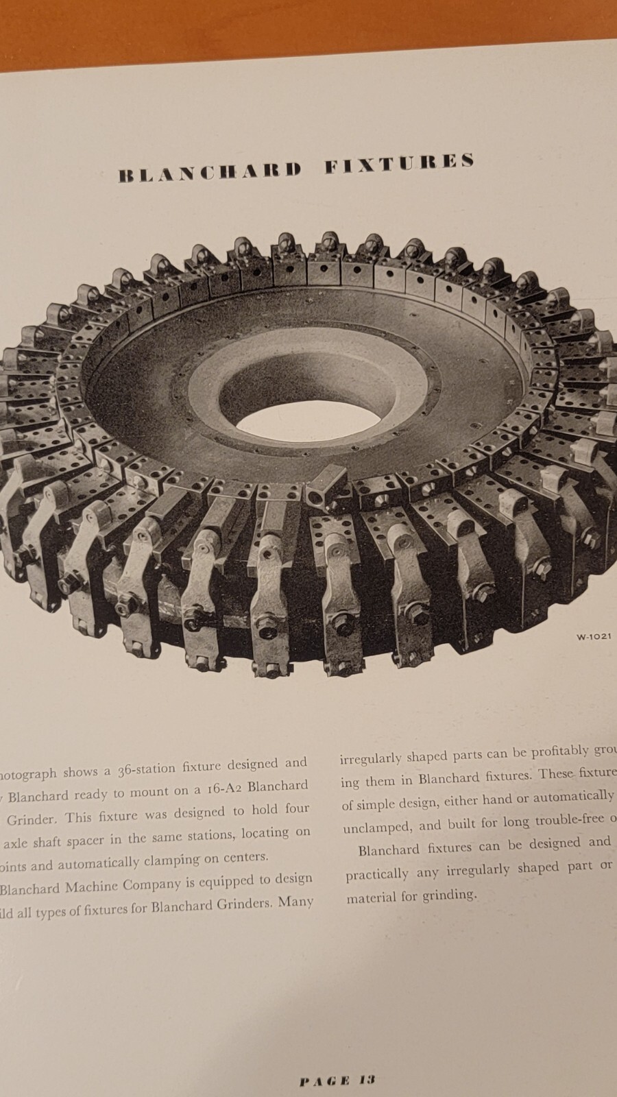 BLANCHARD Surface Grinders General Catalog