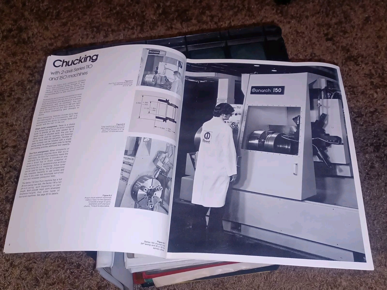 Monarch Machine Tool Co Catalog Bulletin VMC-75 MACHINING CENTER Automation VTG