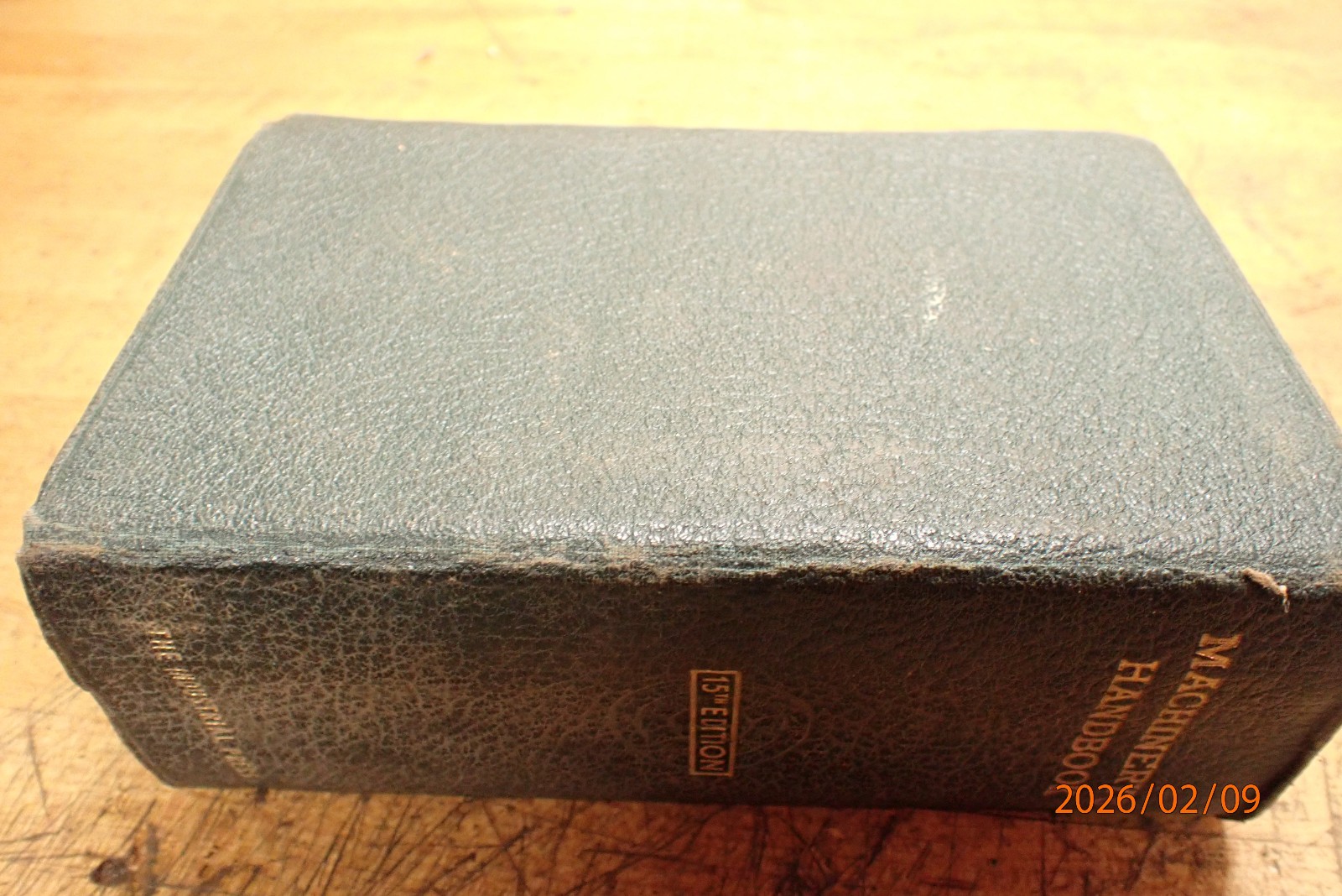 LOT B1: VINTAGE MACHINERY’S HANDBOOK MACHINIST BOOK