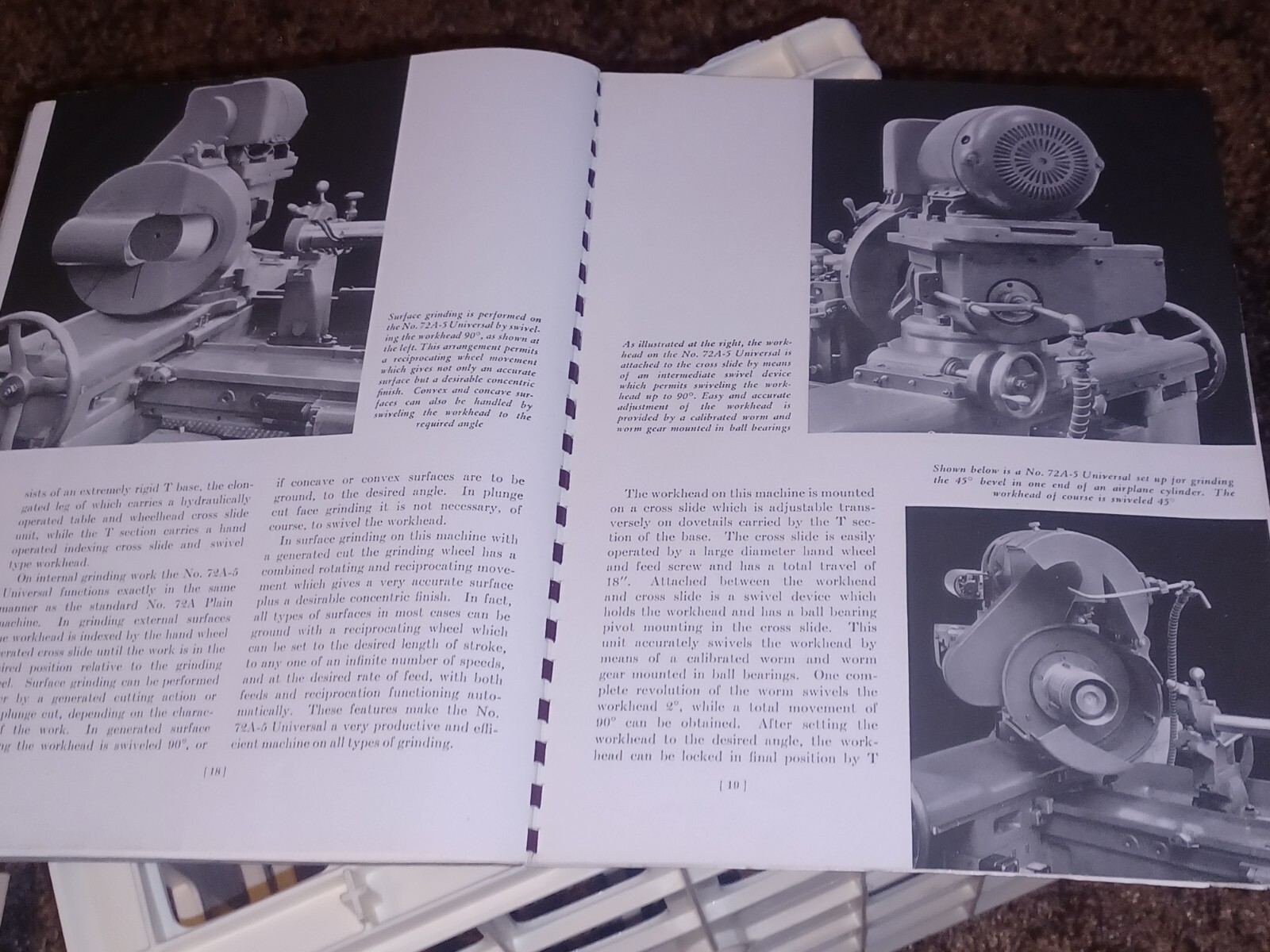 HEALD COMPANY Precision GRINDING BORING Borizing MACHINES CATALOG BOOK Issue 12