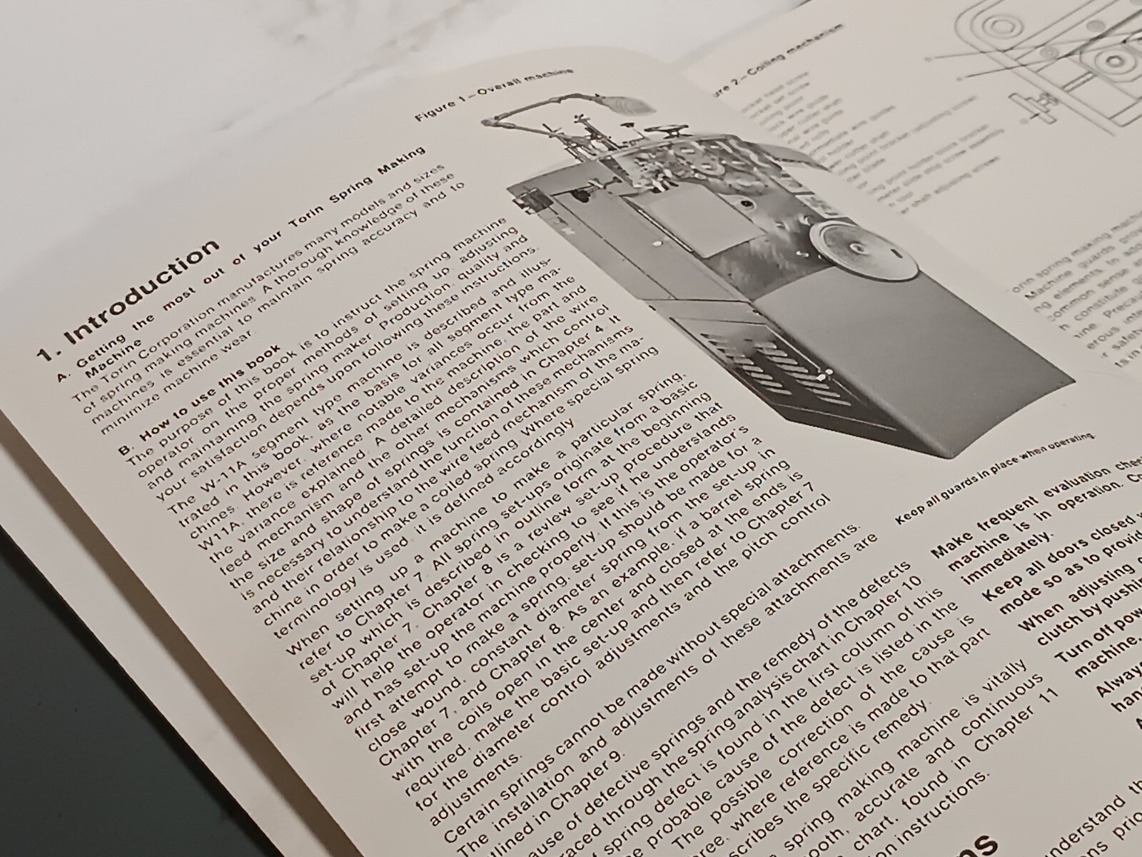 Torin Springmaker Operating Instructions & Maintenance Machine Manual, as shown
