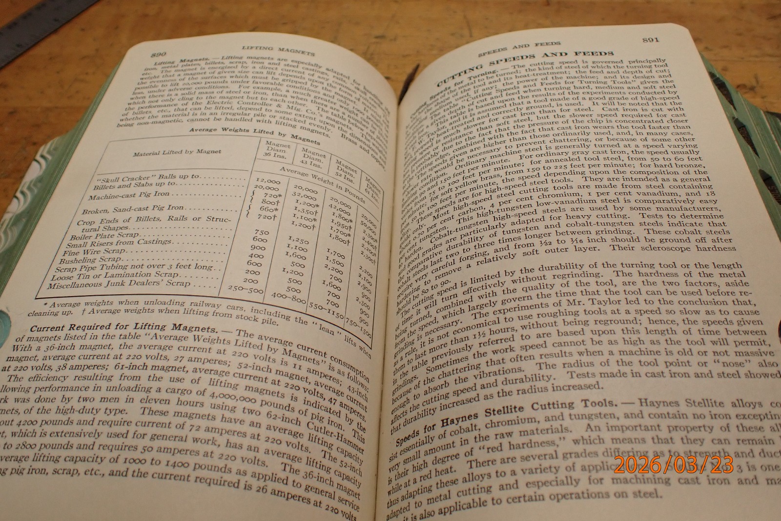 LOT BN61: VINTAGE MACHINERY’S HANDBOOK MACHINIST BOOK