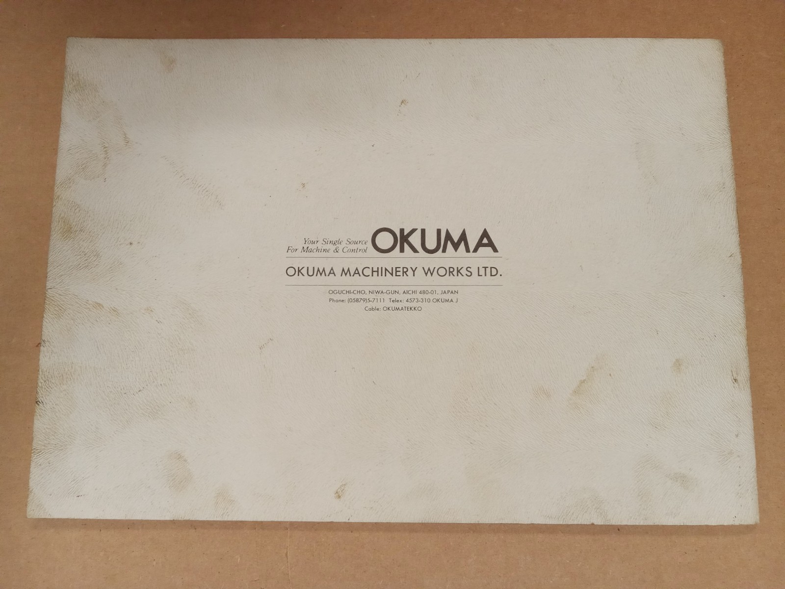 Okuma LB15 CNC Lathe with OSP5000L Parts Book, Pub. No. 2206-E-R1
