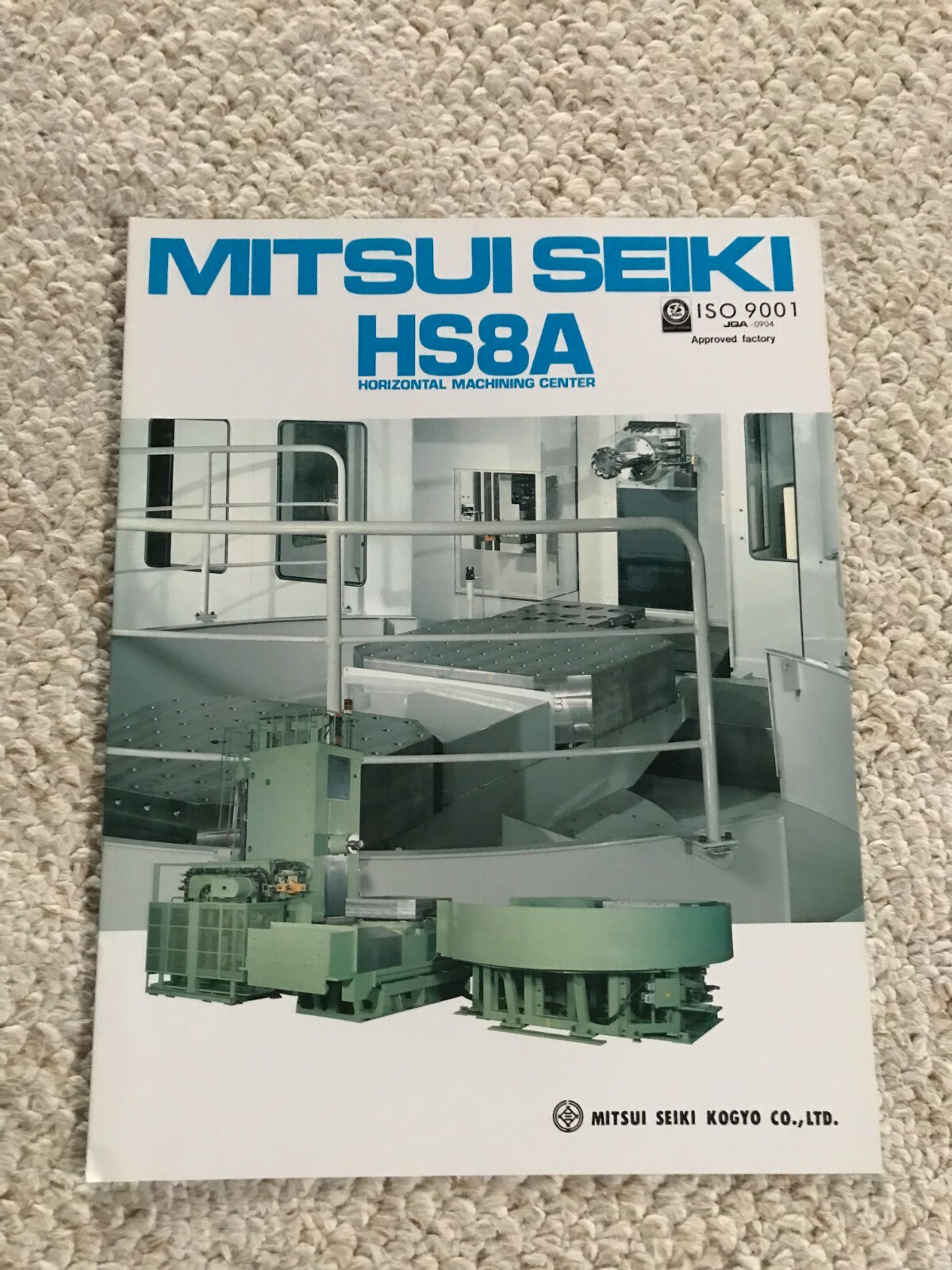 MITSUI SEIKI HS 8A MACHINING CENTER SALES CATALOG