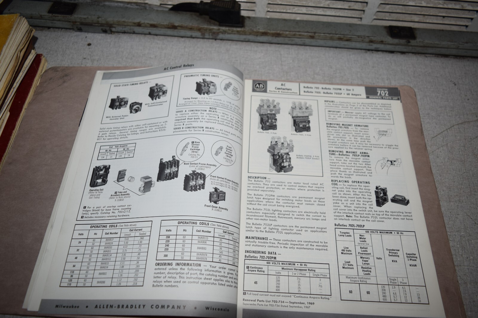 Allen Bradley Devlieg Machine Renewal Parts Manual