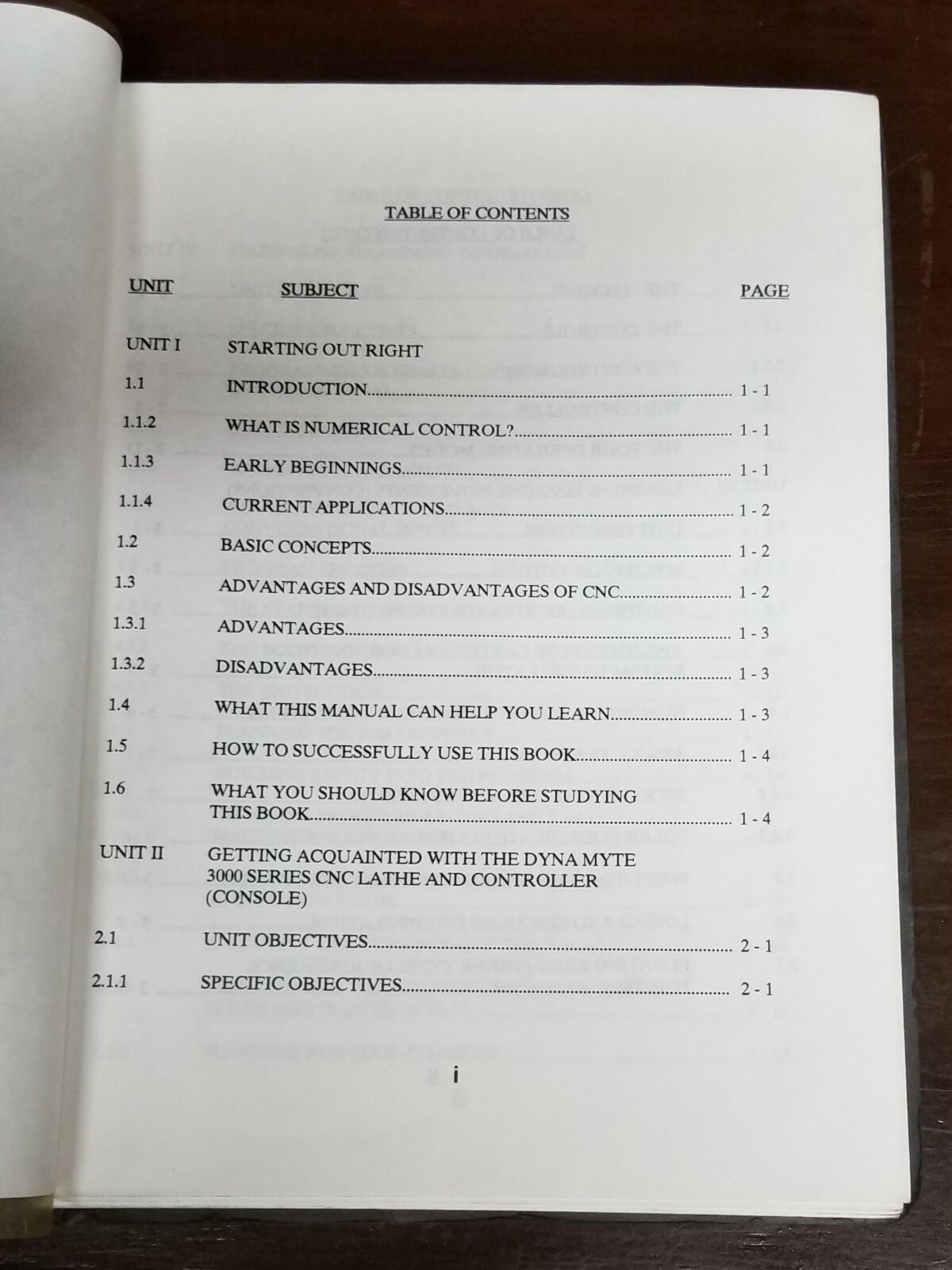 DYNAMYTE 3000 SERIES LATHE OPERATION & PROGRAMMING MANUAL