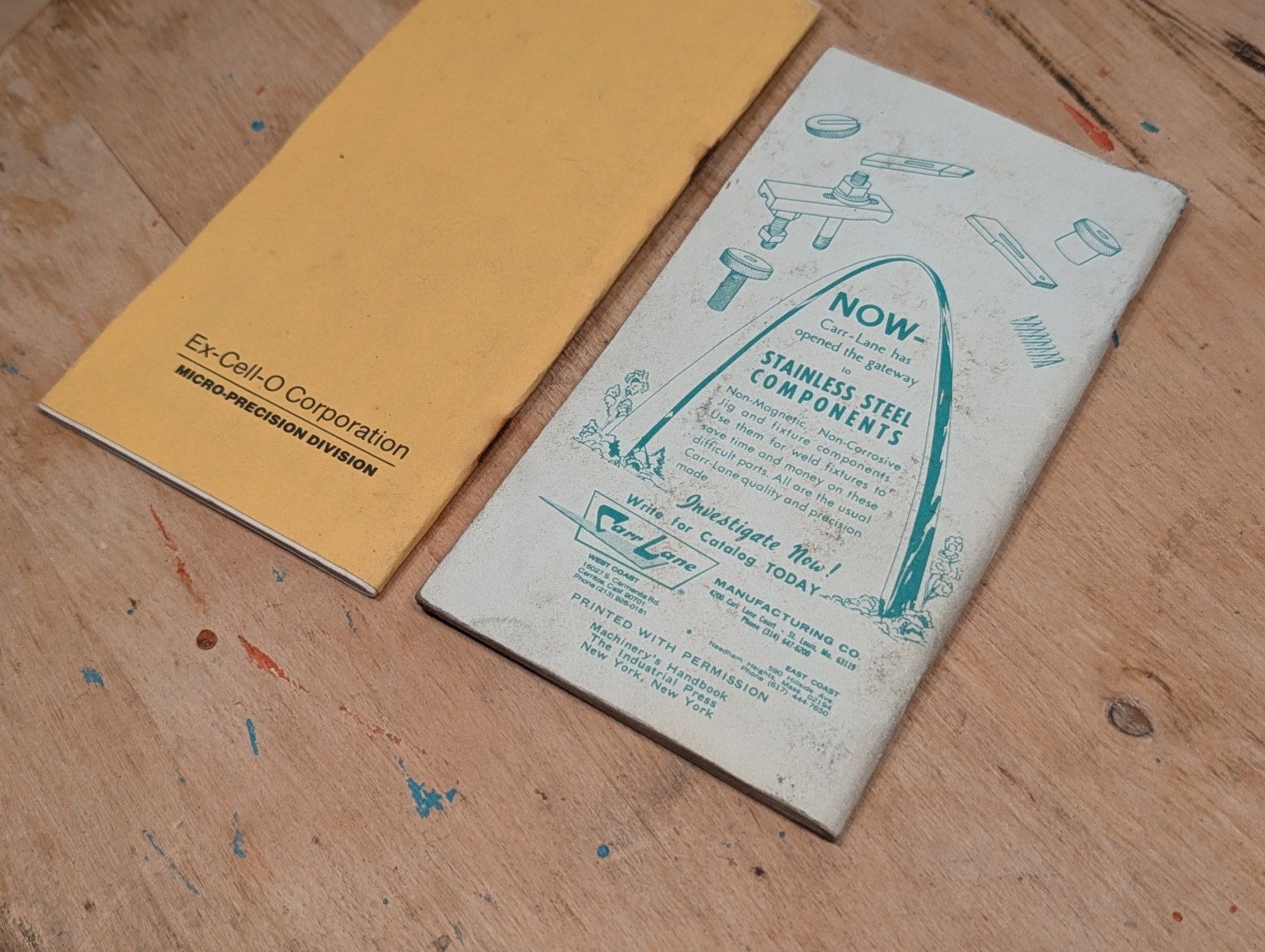 Carr Lane Handy Multipliers & Trigonometry Tables For Engineers 1981 + Bonus
