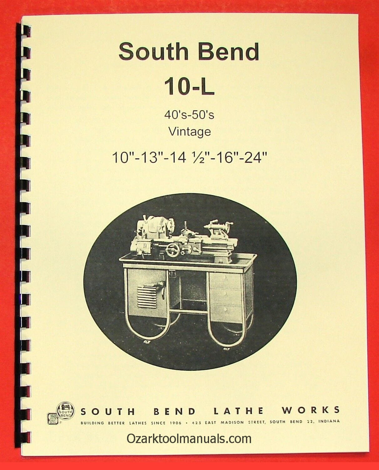 SOUTH BEND 10L 13″ 14.5″ 16″ 24″ 40′-50’s Metal Lathe Parts Manual 0665