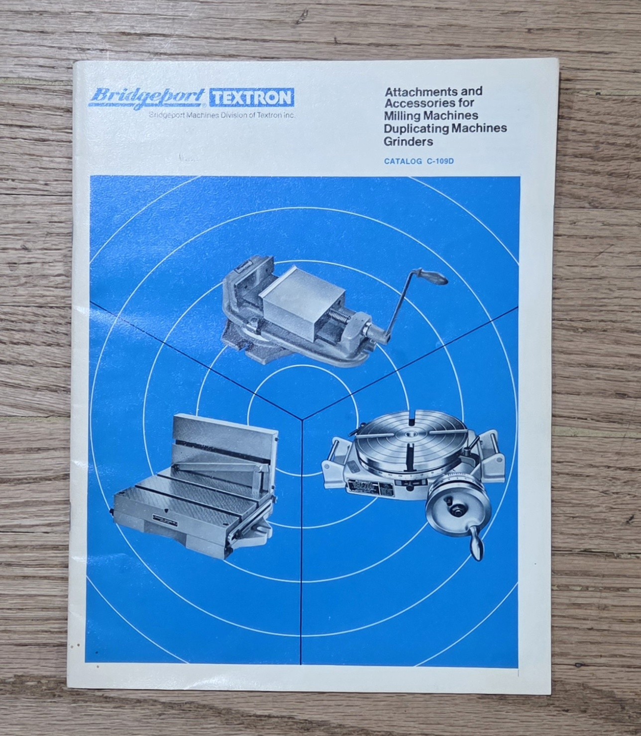 Bridgeport Catalog C-109D Attachments & Accessories For Milling, Duplicating…