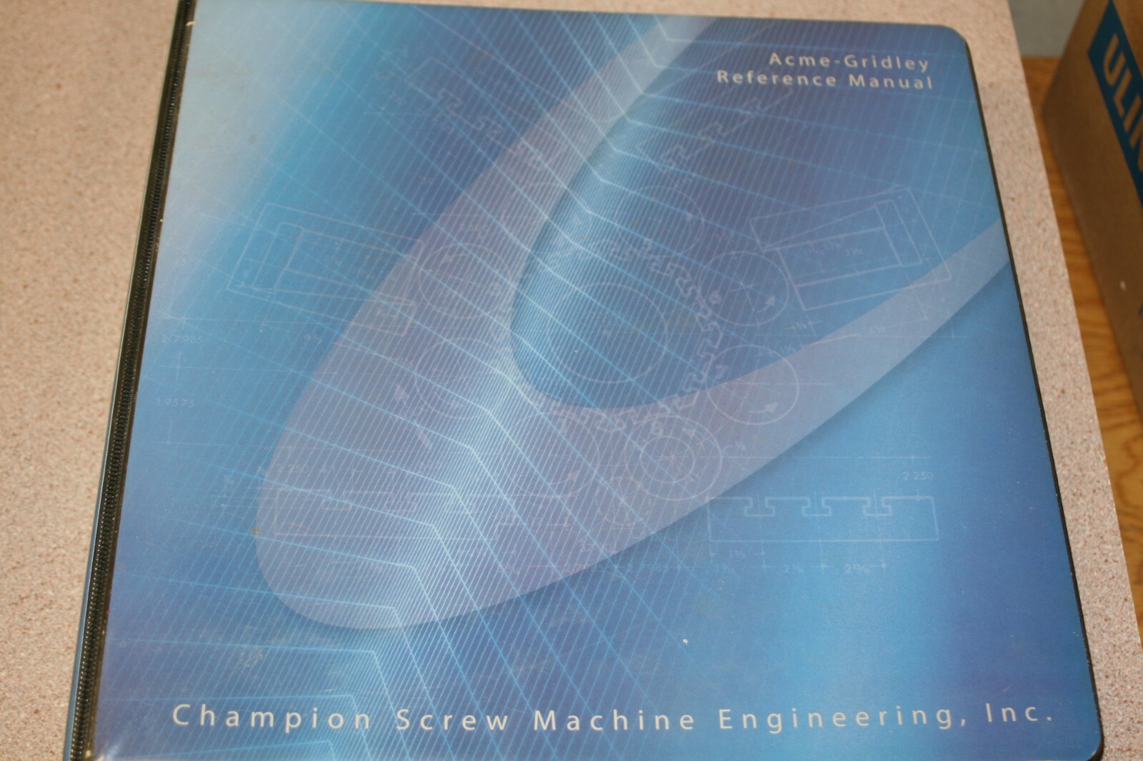 Champion Screw Machine Engineering, Inc. Acme-Gridley Reference Manual Free Ship