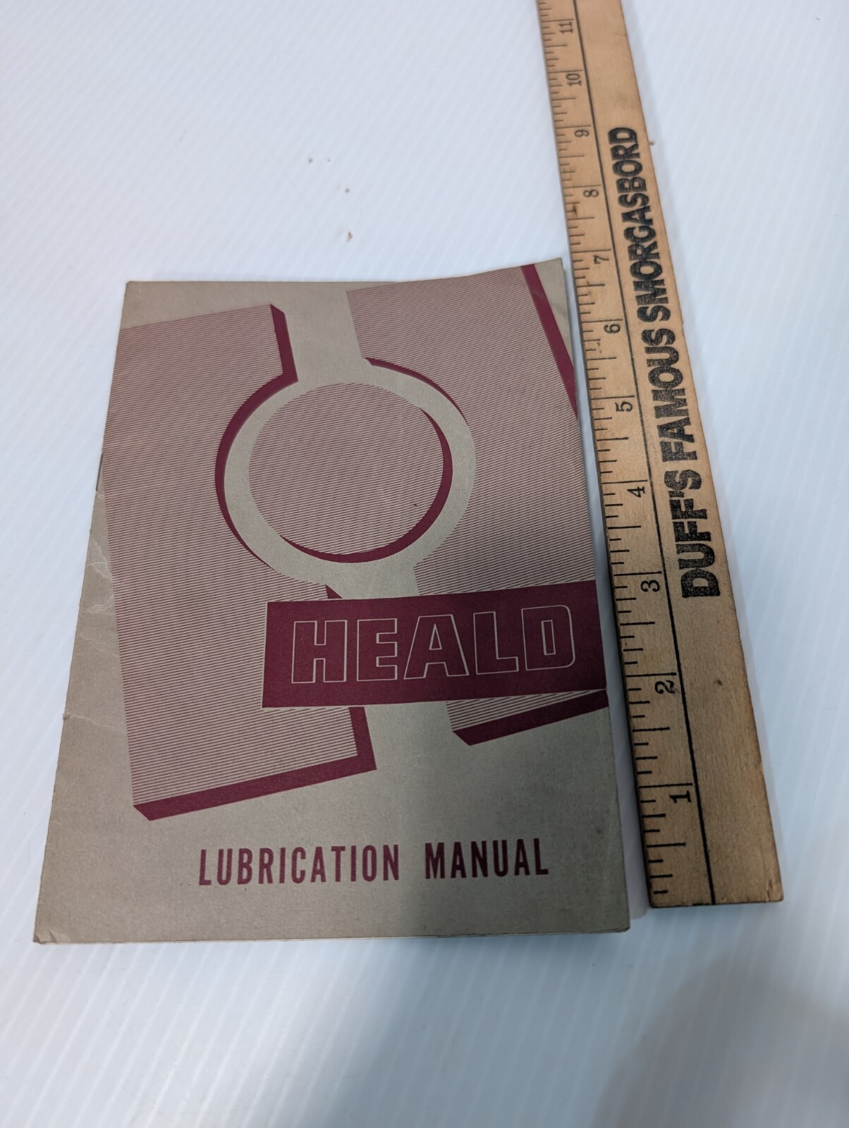 Vintage Heald Lubrication Manual Industrial Machinery Reference Material