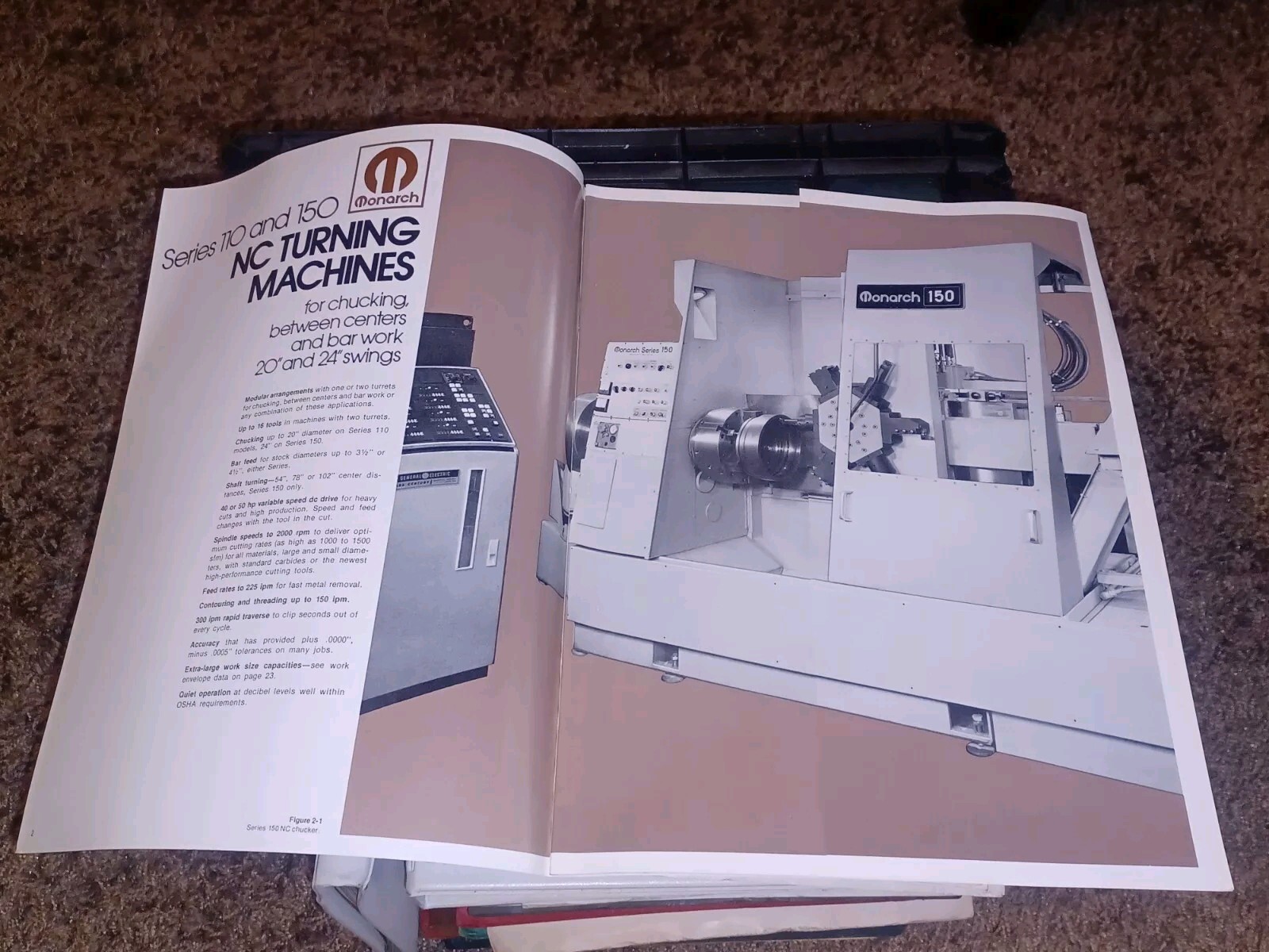 Monarch Machine Tool Co Catalog Bulletin VMC-75 MACHINING CENTER Automation VTG