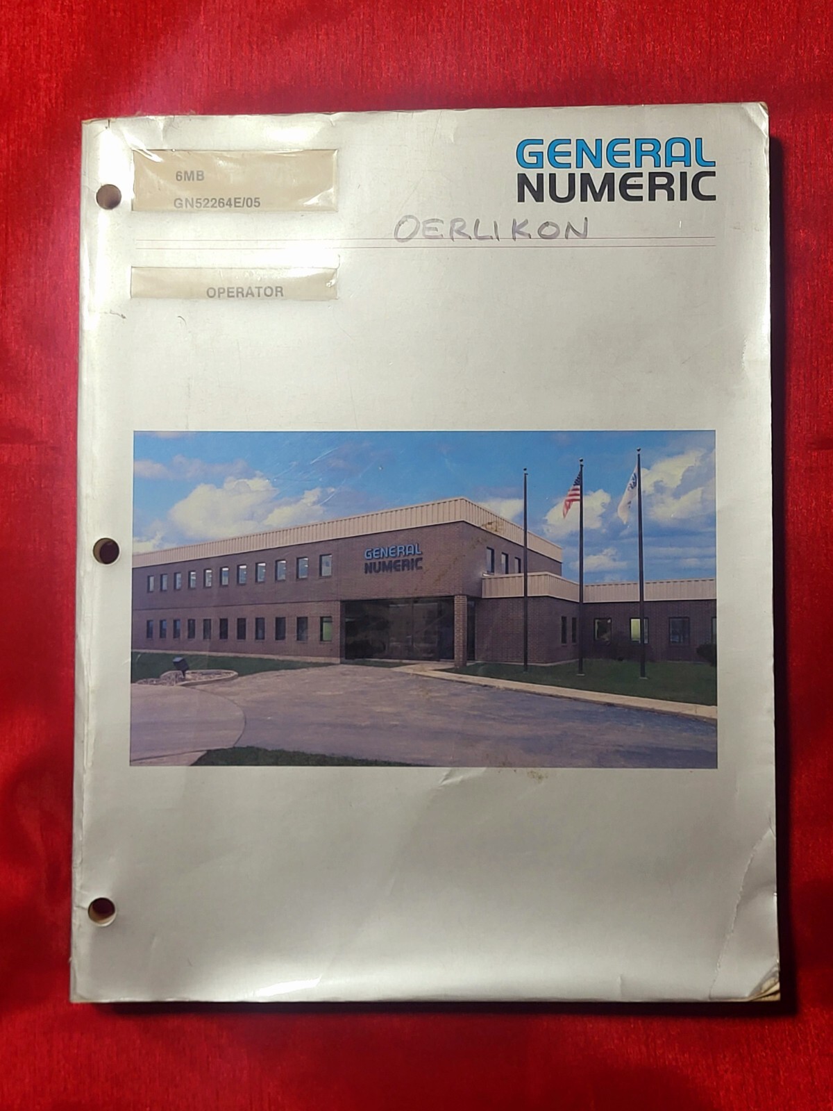 Fanuc, General Numeric, 6MB, GN52264E/05 Operator Manual, CNC Machine
