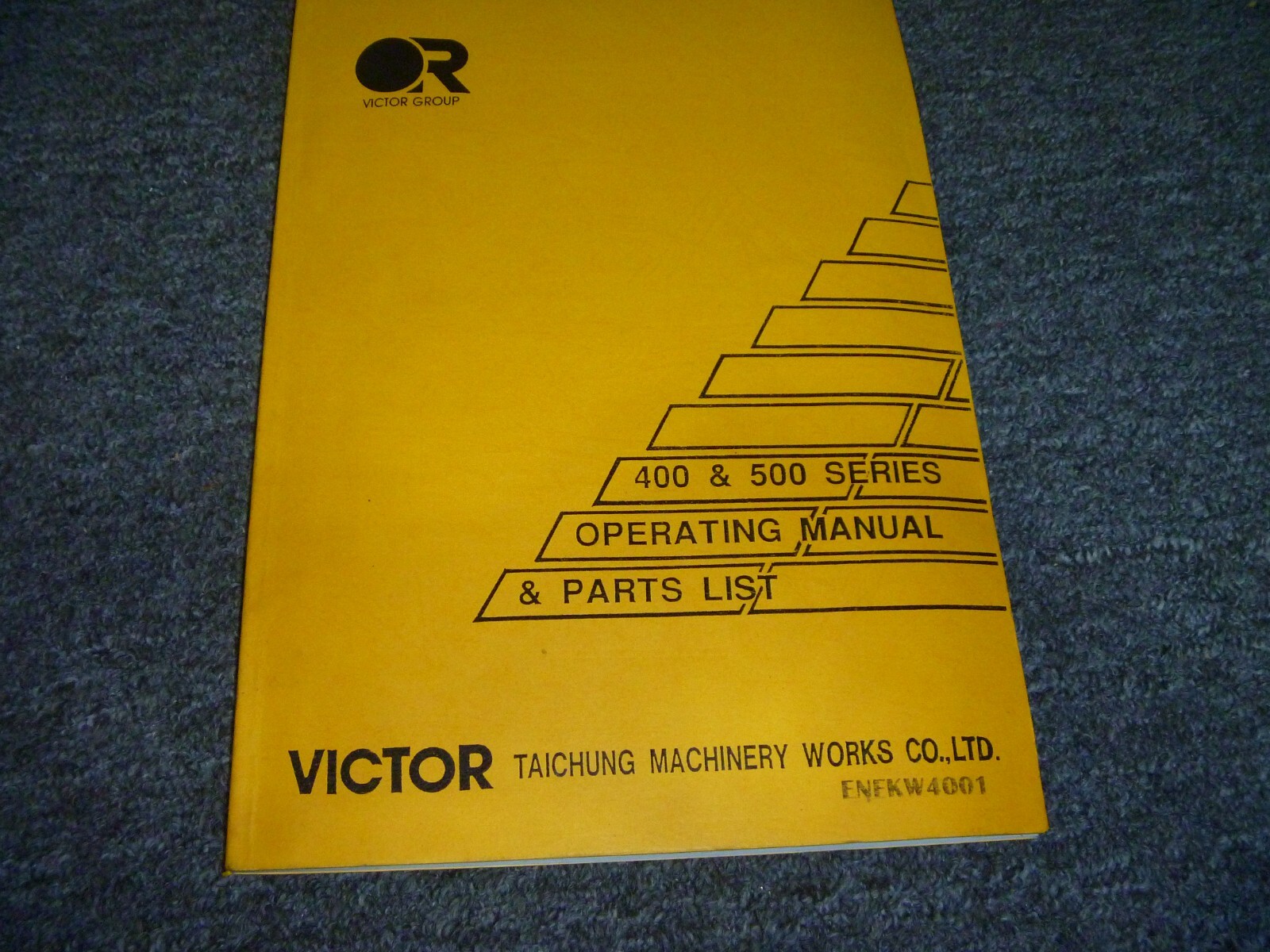 Victor 400 & 500 Series Super Hard Torch PArts Catalog & Operator Manual xz