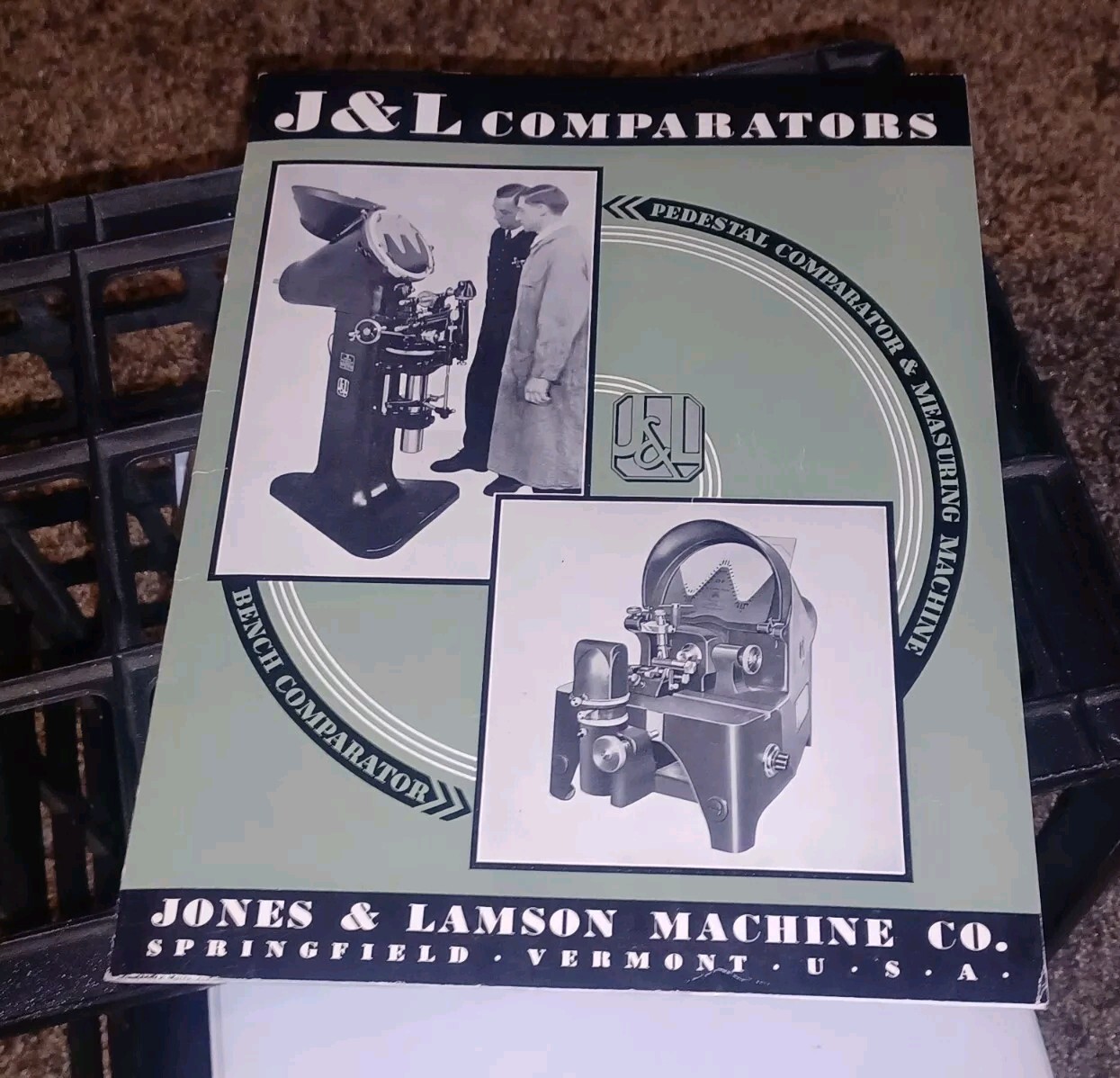 Jones & Lamson Measuring Machine PDISTAL BENCH COMPARATORS J&L TOOL CATALOG BOOK