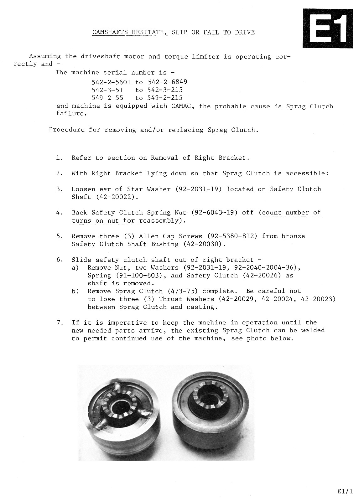 BROWN & SHARPE Screw Machine Troubleshooting Guide Manual Ultramatic 00 G 2 0786