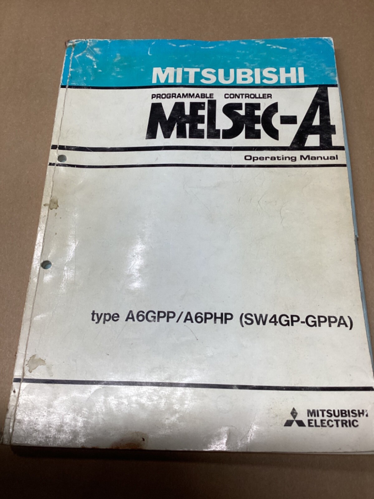 Mitsubishi Melsec-A Type A6GPP/A6PHP Operating Manual #128G24PR7