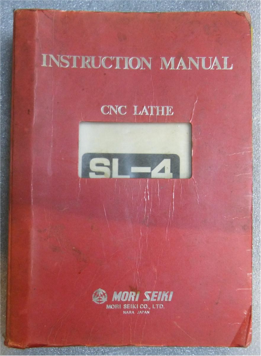 MORI SEIKI SL-4 CNC Lathe Instruction Manual (FULL)