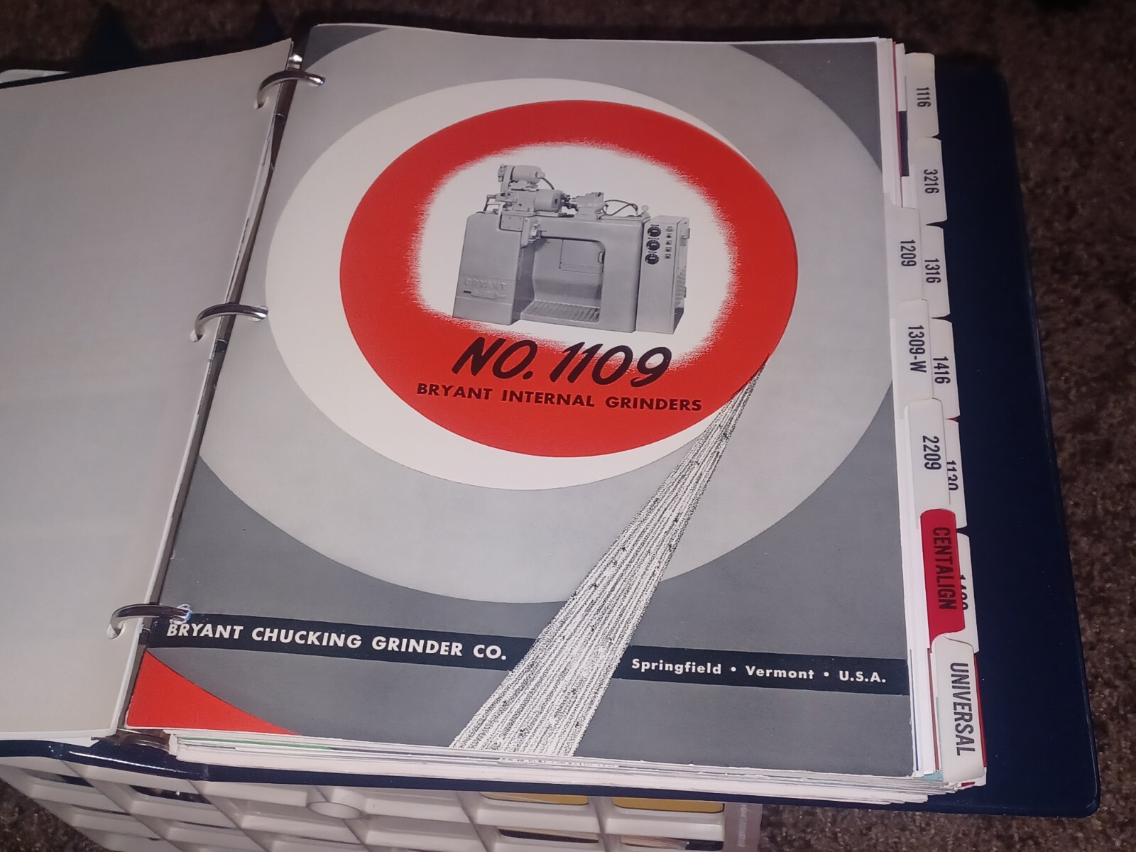 Bryant Chucking Grinder Company PRODUCT CATALOG LOT SALES BOOK Machinist Tools