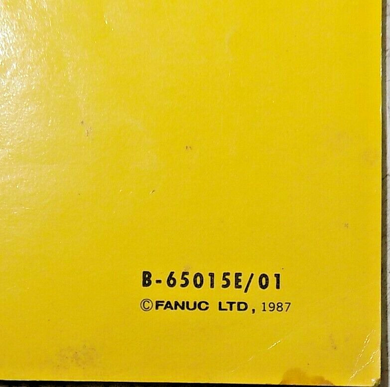 Fanuc B-65015E/01 AC Spindle Servo Unit S Series Maintenance Manual, Nov. 1987