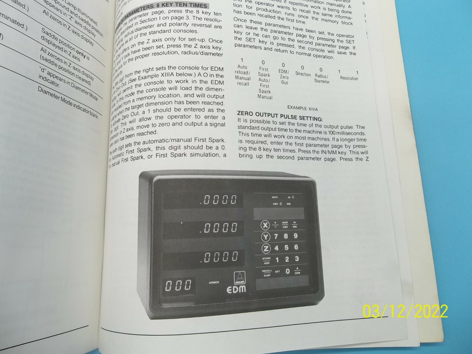 ANILAM Wizard DRO 700119 Operating Manual (MS-471)