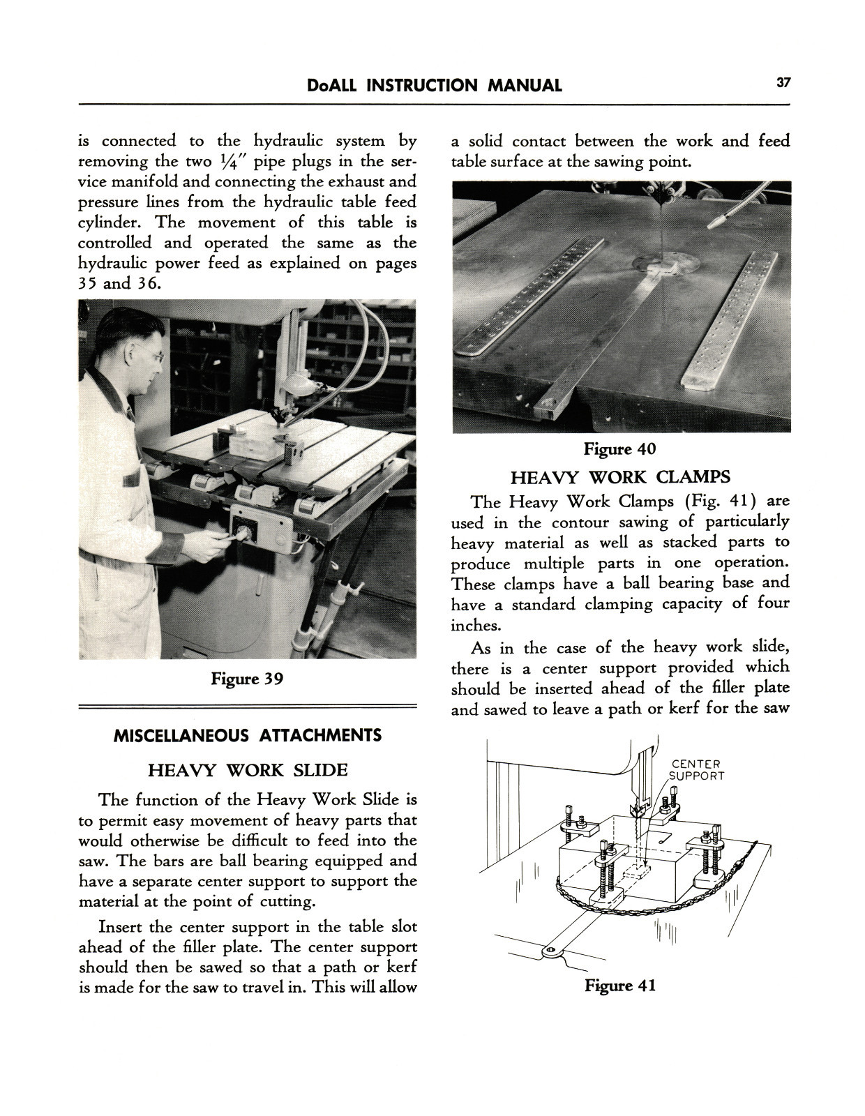 DoALL Bandsaw Models 16-2, 26-2, 36-2, 60-2 Operation-Maintenance Manual *1423