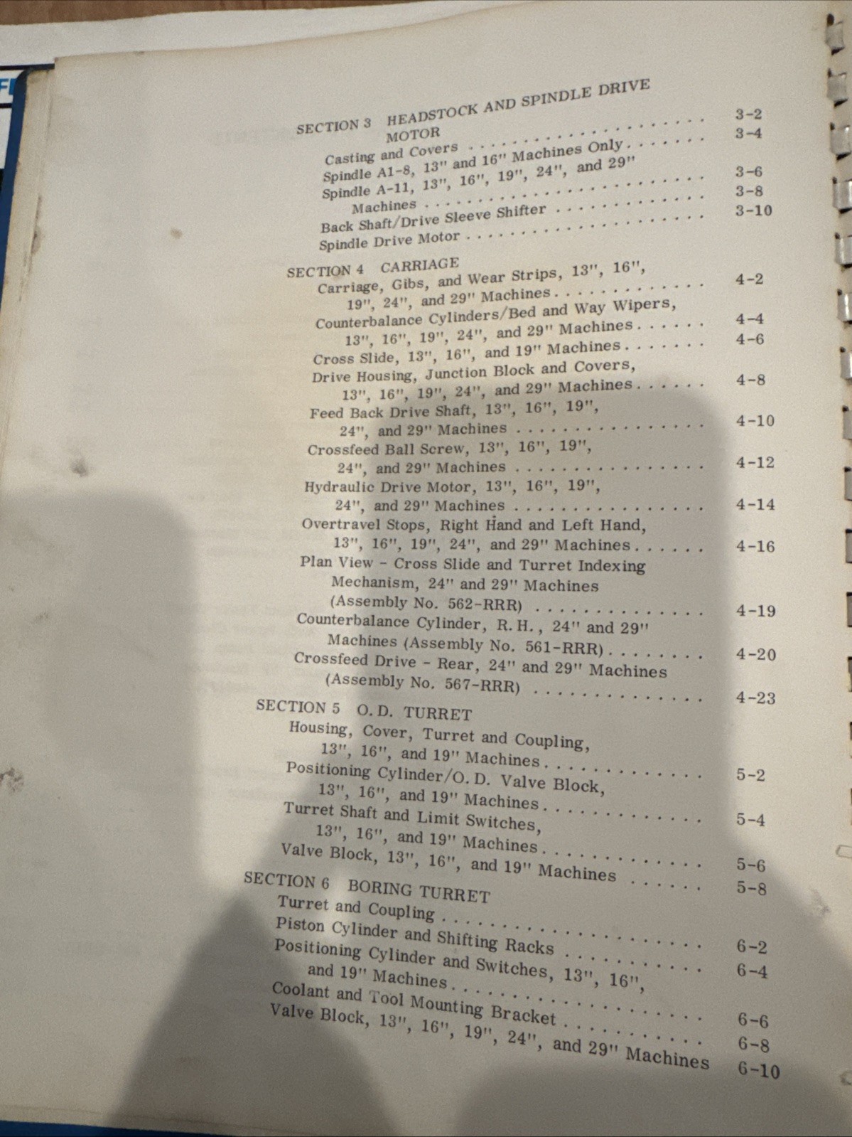 1974 Cincinnati Milacron Turning Centers Parts Manual L-530-1
