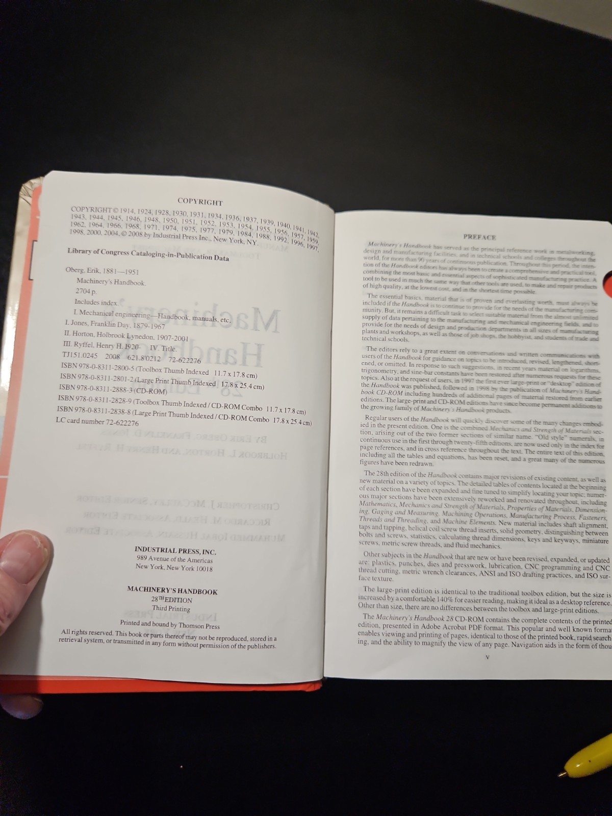 Machinery Handbook 28