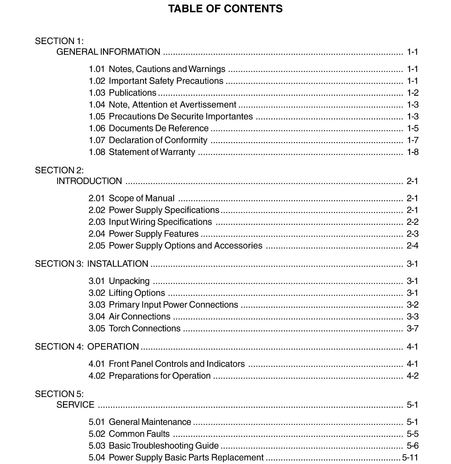 Thermal Dynamics CutMaster 51 Plasma Cutter Operating Manual *989