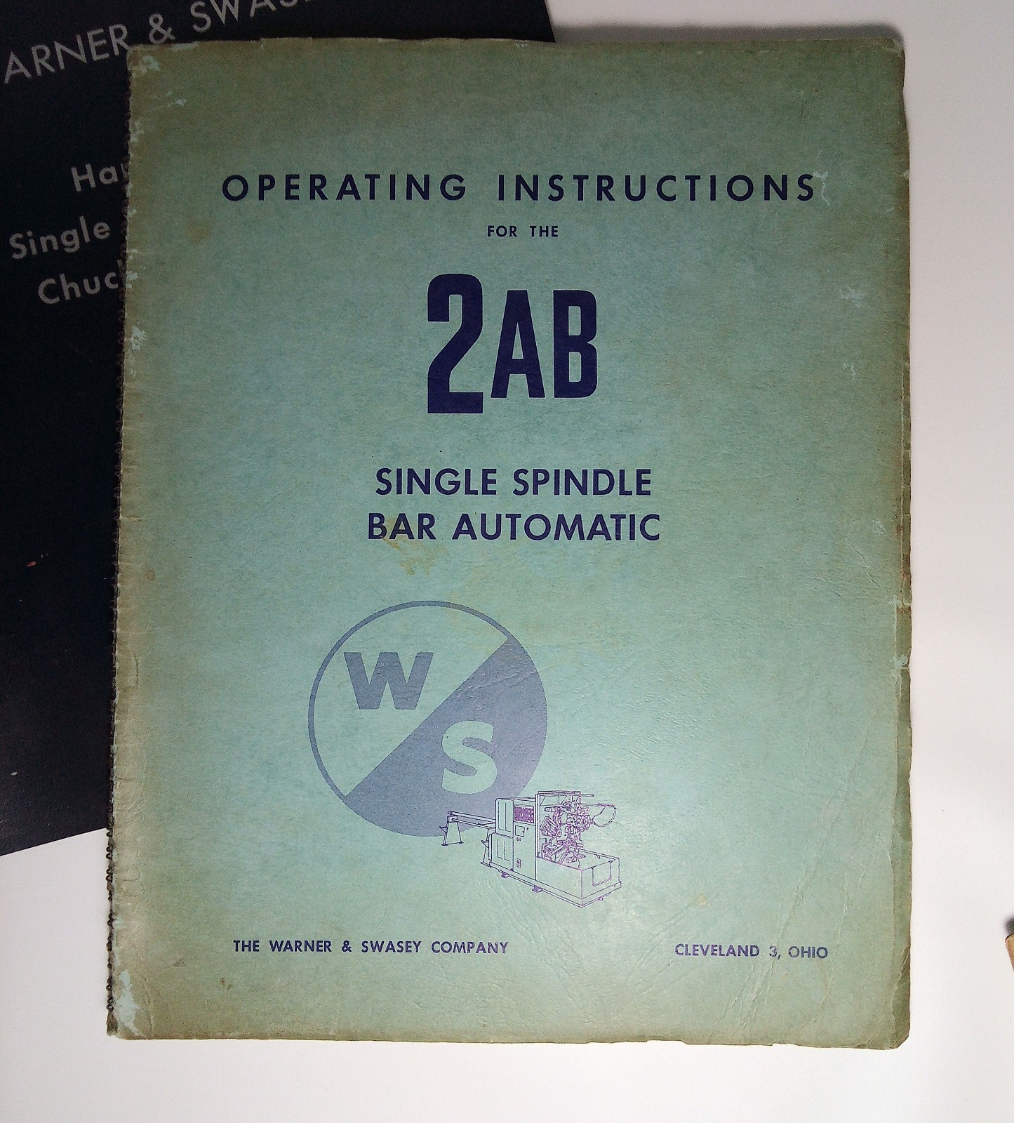 1960’s Warner & Swasey Ohio Manual Handbook Lot of 7 + Starrett Catalog #27 and
