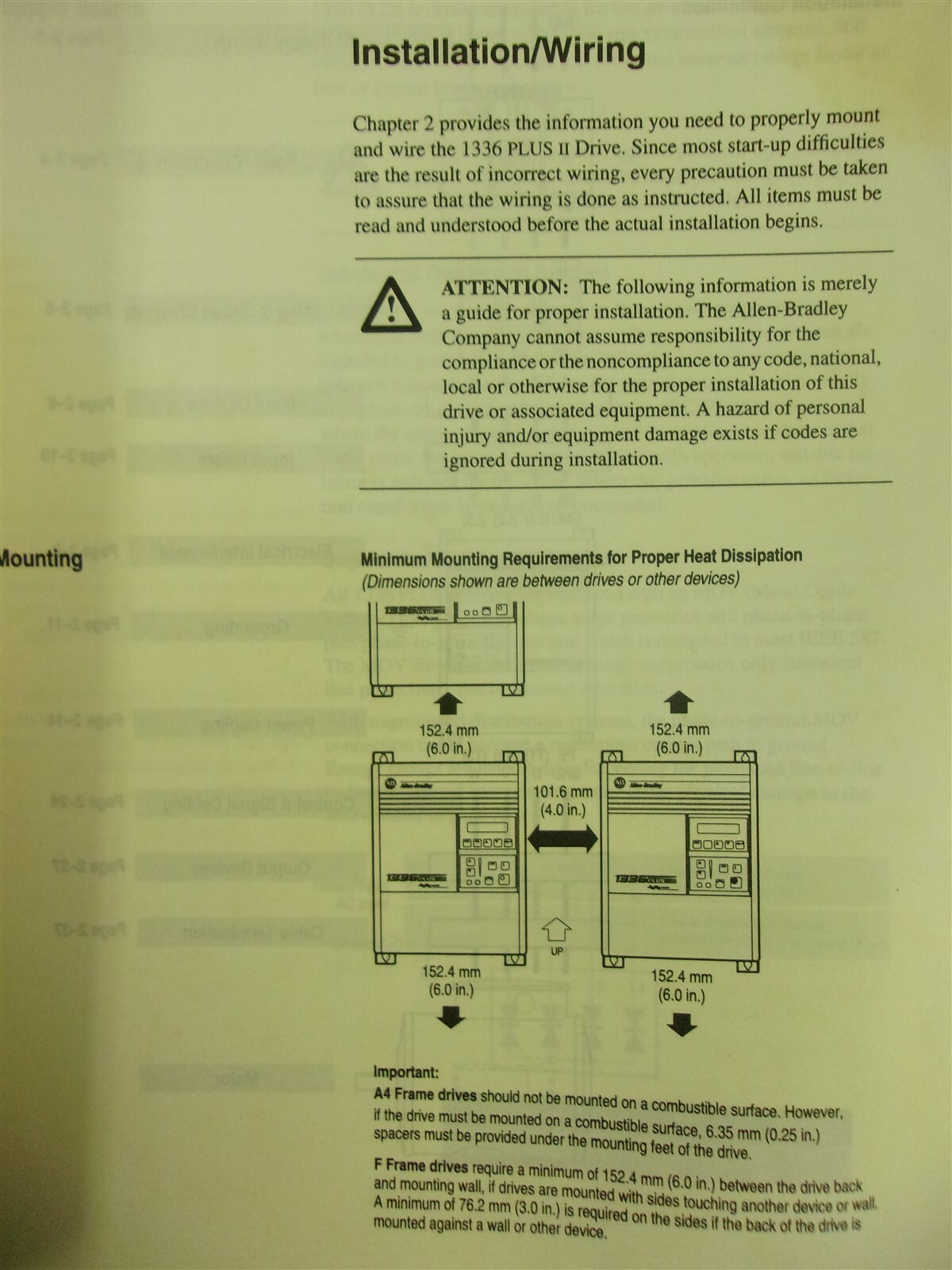 Allen Bradley 1336 Plus II AC Drive User Manual *FREE SHIPPING*
