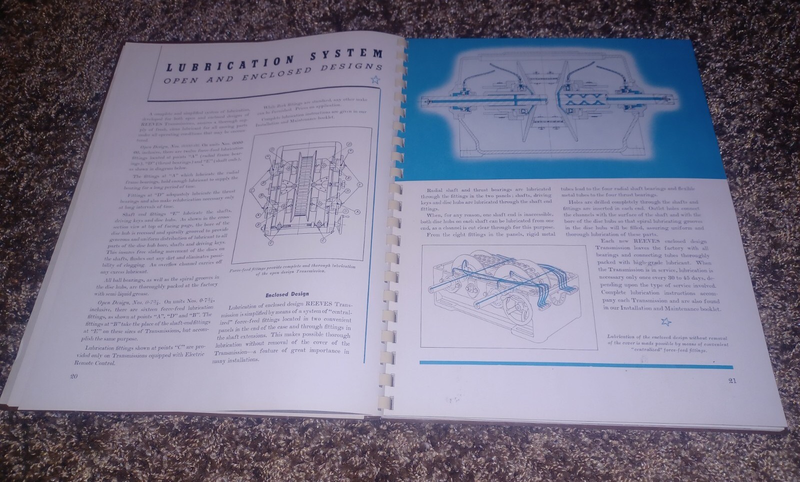 1942 Reeves Speed Control Parts Catalog Manual W company Letter MACHINIST TOOLS