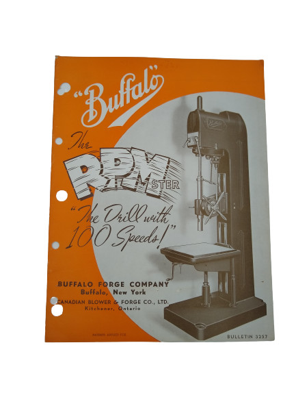 Buffalo Forge Company- RPMSTER Bulletin 3257