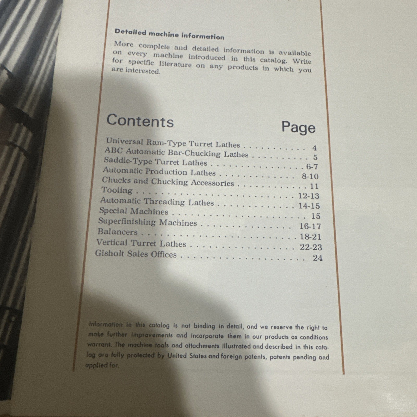 Gisholt General Catalog