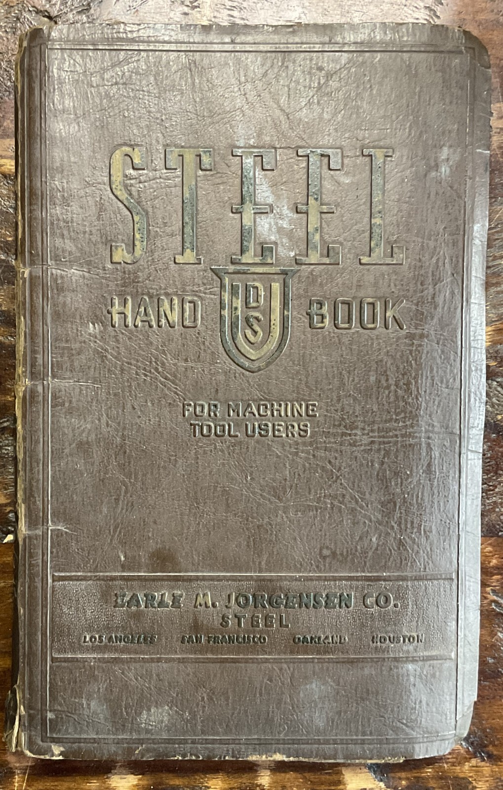 1951 Steel Handbook for Machine Tool Users-by Republic Steel-Leatherbound