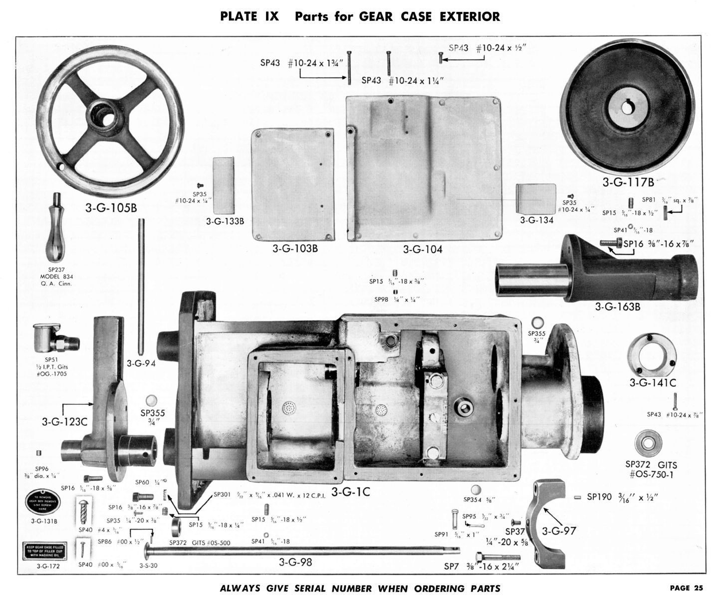 Abrasive Landis 3B, M3,3S,M3S, 34, M34 Surface Grinder Operator Part Manual 1617