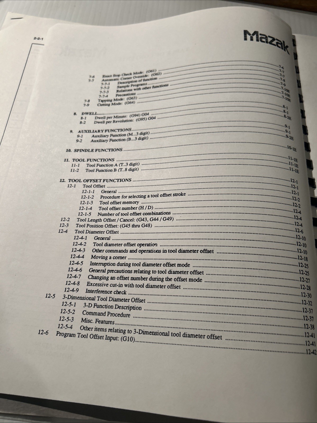 Mazak Programming For Mazatrol M Plus EIA/ISO – Class Book (H731PB0010E-US)