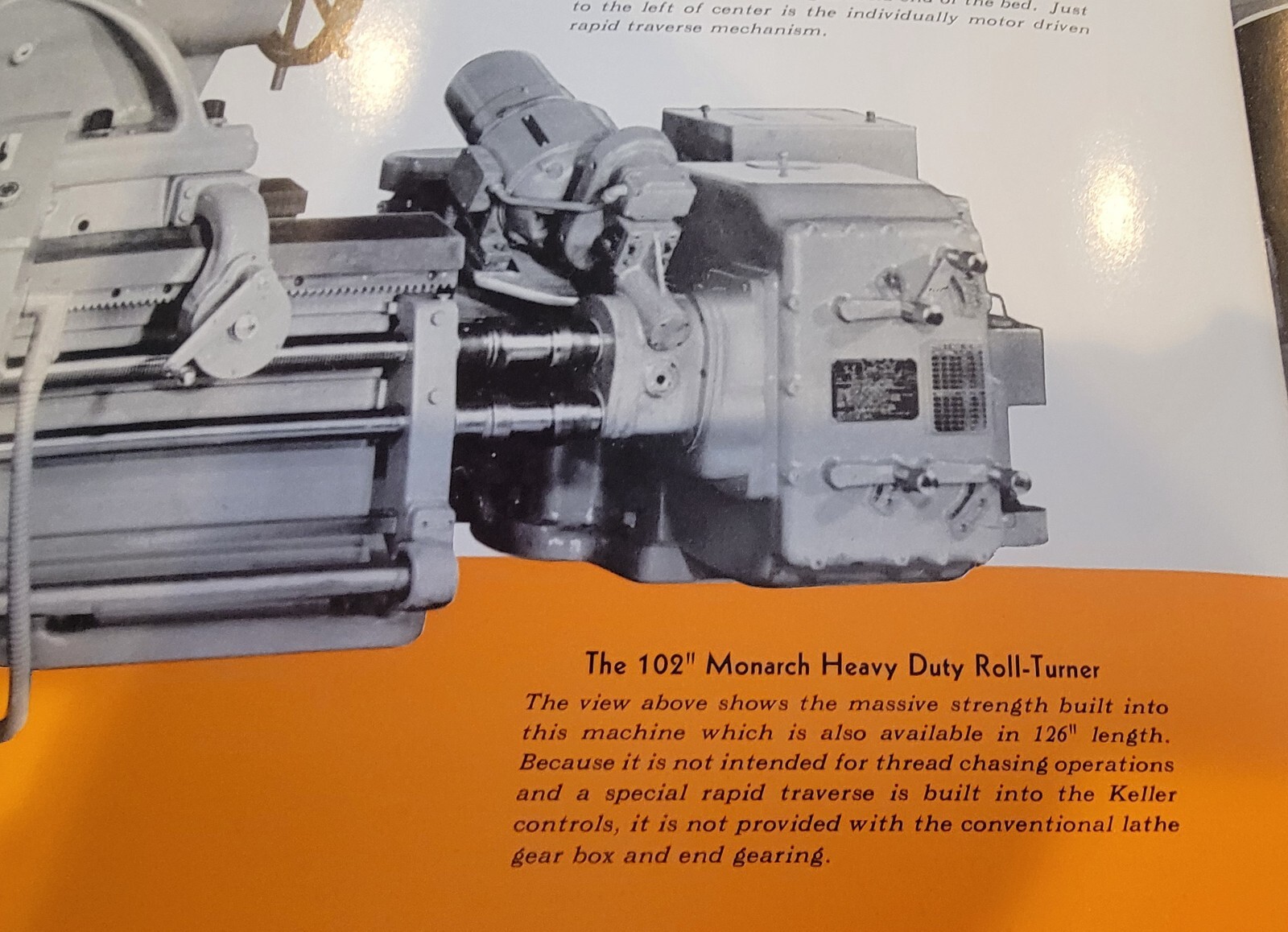 Monarch Machine Tool Roll Turning Lathes Catalog for Steel Mill Rolling Rolls