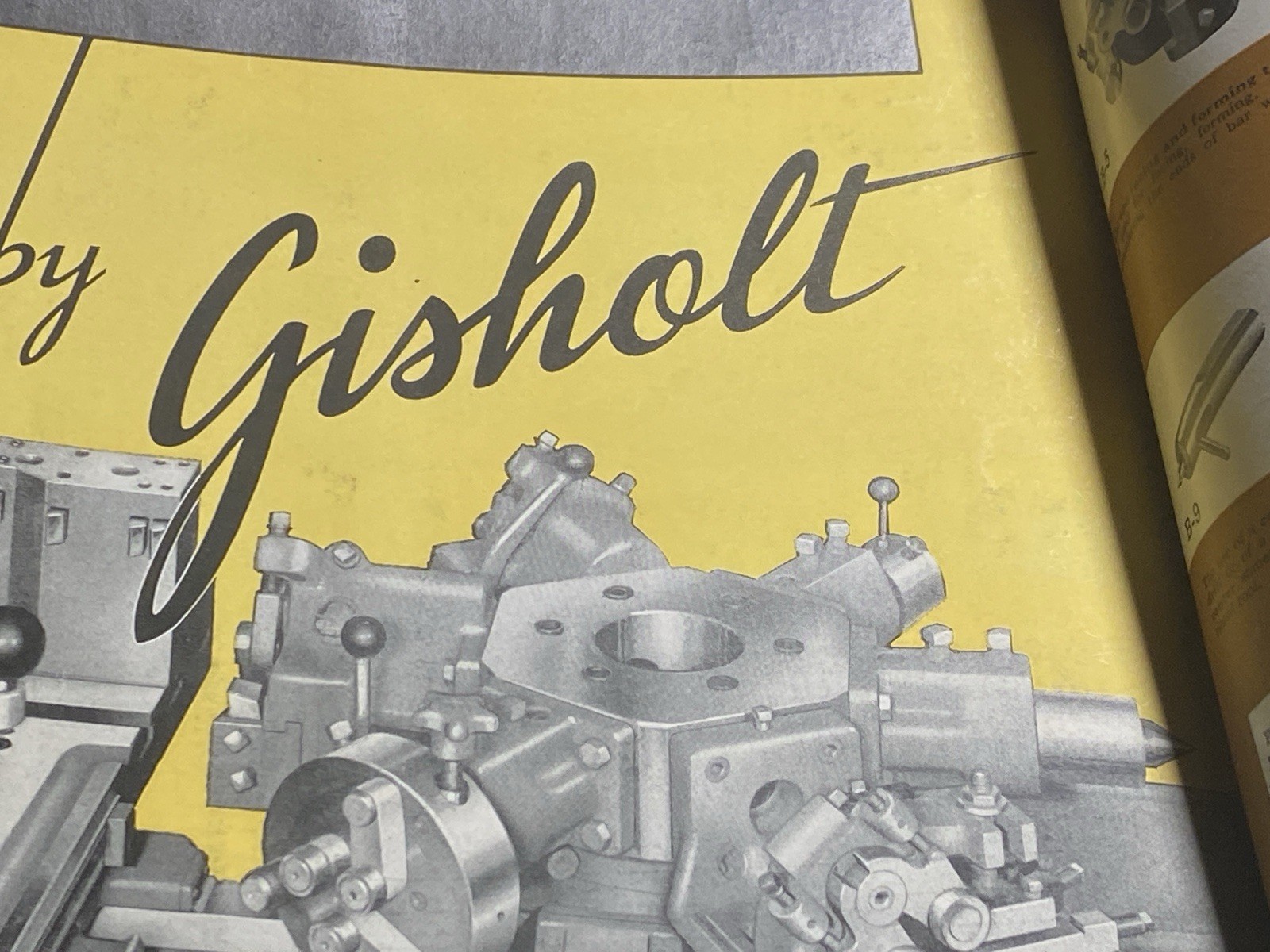 GISHOLT UNIVERSAL TURRET LATHE MANUAL