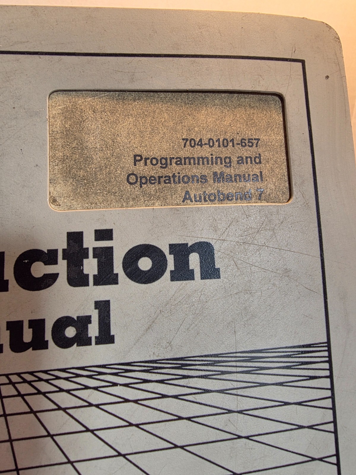 Hurco Autobend 7 Programming and Operations Manual