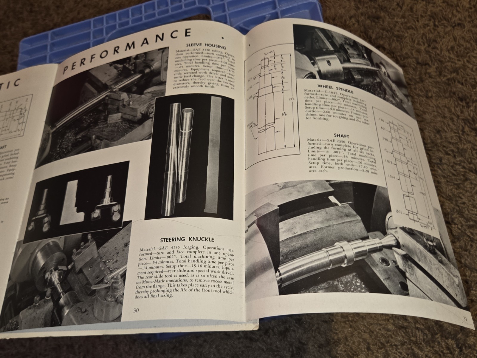Monarch Machine Tool Co Catalog Mona-Matic Lathes Metal Turning MACHINIST BOOK