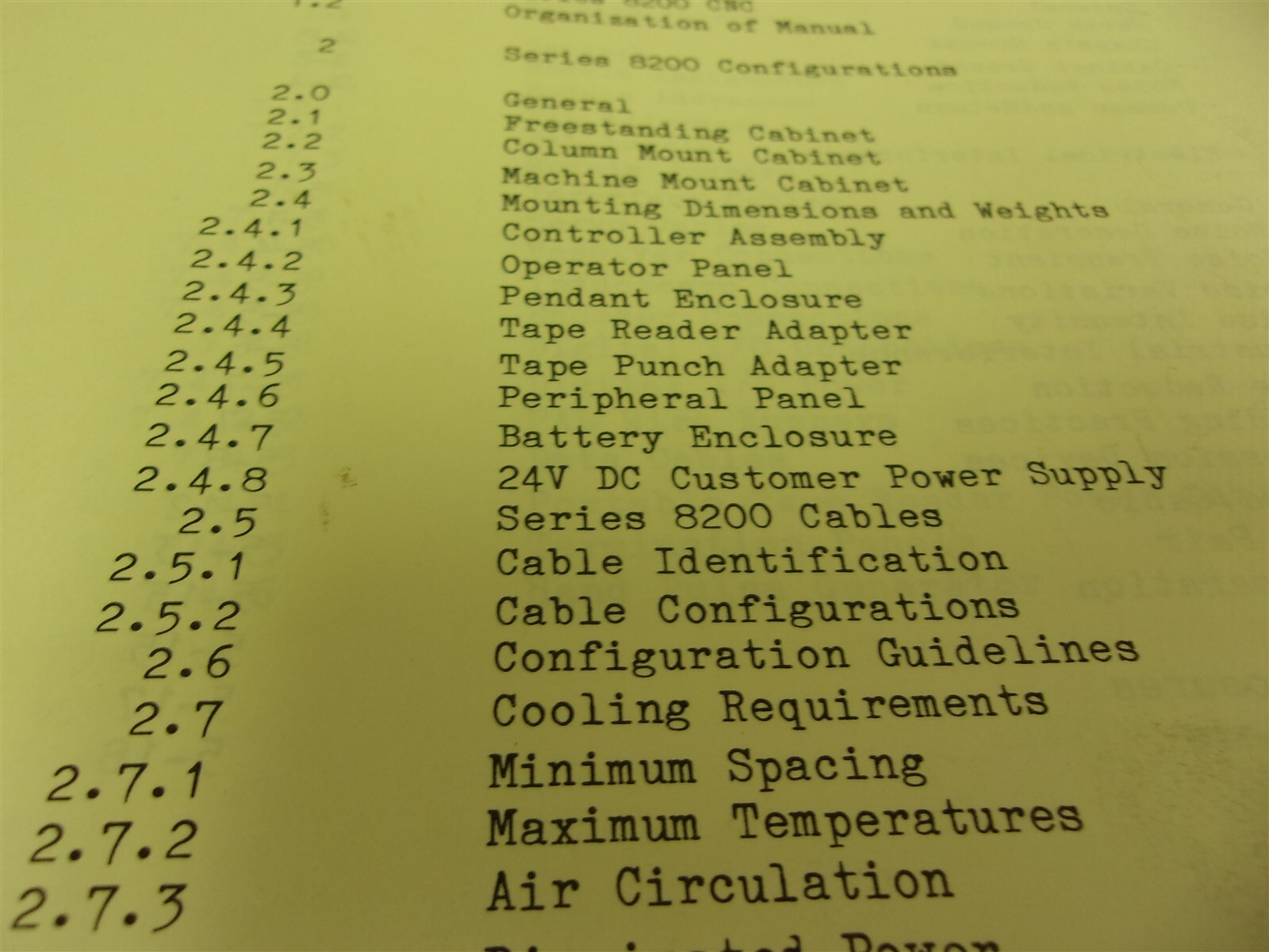 Allen Bradley 8200-4-1 Series 8200 CNC Interface Design Manual “G”
